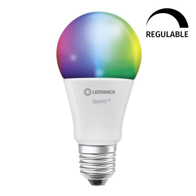 Lámpara standard Led Smart regulable RGB 2700°K a 6500°K 14W 1521Lm E27 (Ledvance 778726)