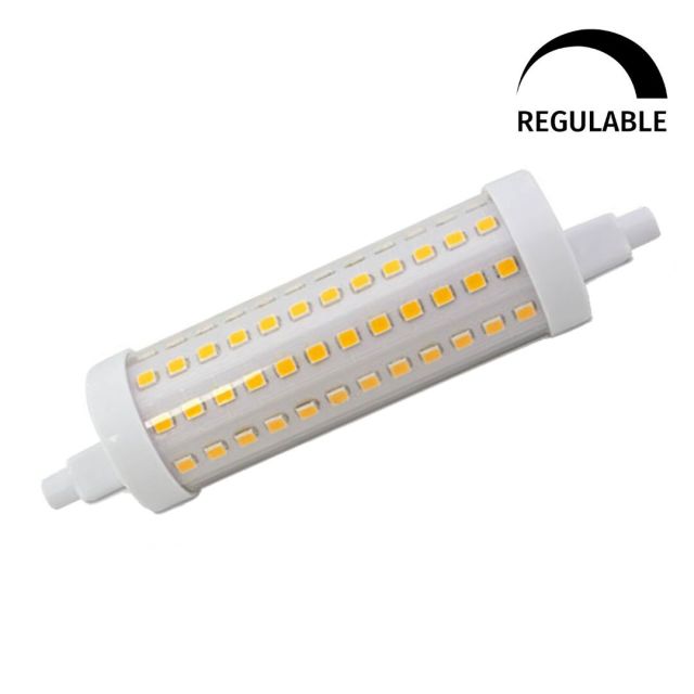Lámpara Led lineal R7S regulable 14W 6000°K 2000Lm 118mm. (B&B Electron120828)