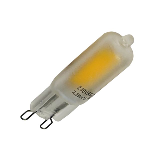 Lámpara cristal Led G9 2,2W 6500°K 230Lm mate (Electro DH 81.579/M/DIA)