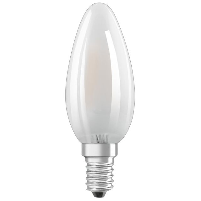 Lámpara vela cristal Led Retrofit mate E14 3,4W 4000°K 470Lm (Osram 467851)