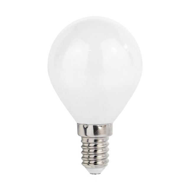 Lámpara esférica cristal Led mate E14 4W 2700°K 400Lm (Spectrum WOJ+14073)