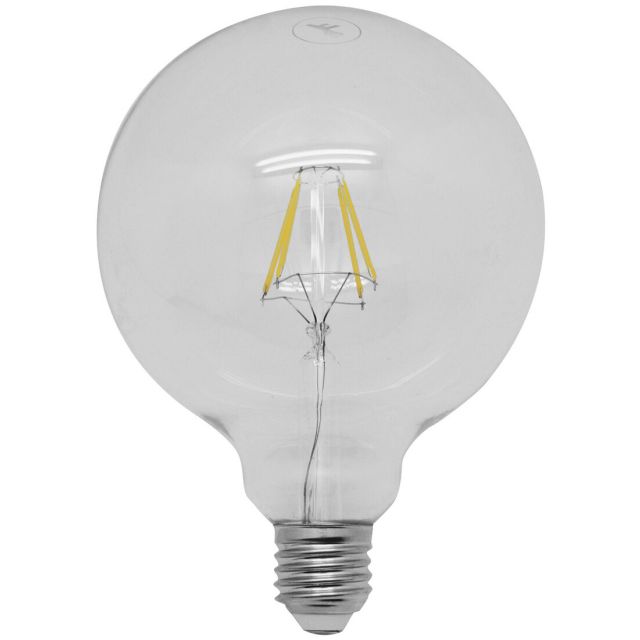 Lámpara globo cristal Led E27 4W 3000ºK G125 (F-BRIGHT 2601912)