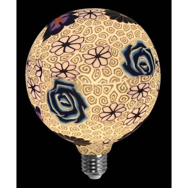 Lámpara flor azul de silicona 4W G125 (F-Bright 2601294)
