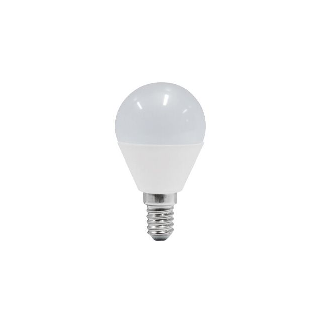 Lámpara esférica Led E14 5,5W 4000°K 470Lm 45x79mm. (Duralamp S40NB)