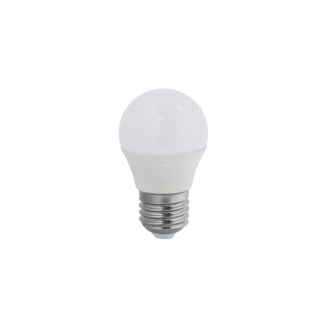 Lámpara esférica Led E27 5W 6500°K 490Lm 45x77mm. (Duralamp S407CB)