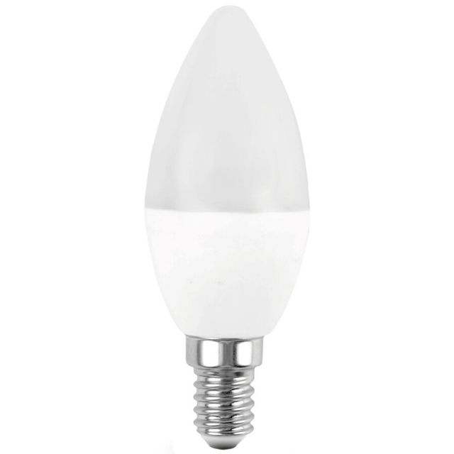 Lámpara vela Led E14 5,5W 4000°K 470Lm 37x106mm. (Duralamp C40NB)