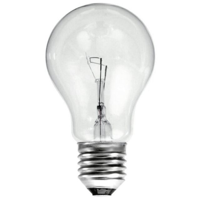 Lámpara incandescente standard reforzada E27 60W 530Lm 52x90mm.
