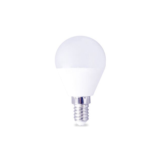 Lámpara esférica Led económica E14 6W 3000°K 520Lm 120° 45x79mm. (Libertina 4002825)