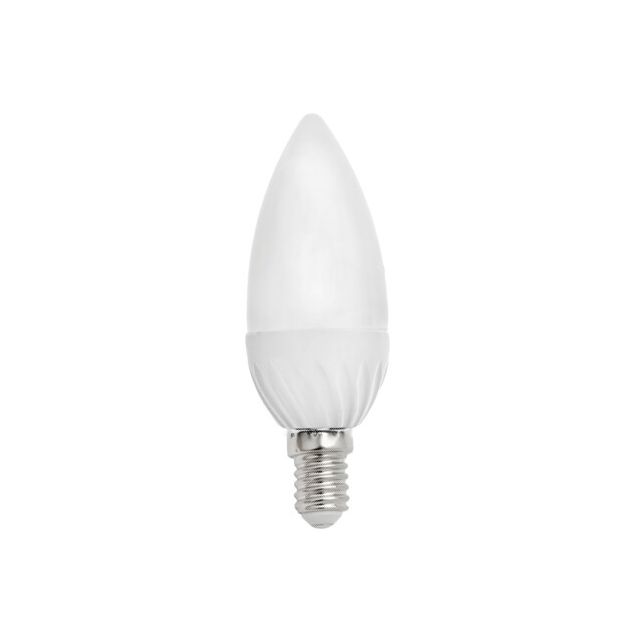 Lámpara vela Led E14 6W 6500°K 500Lm 160° 37x103mm. (Spectrum WOJ13027)