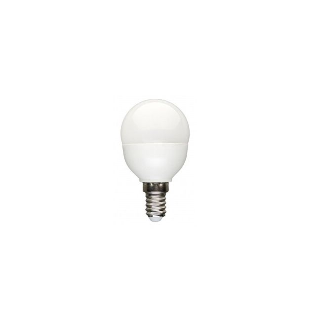 Lámpara esférica Led E14 6W 6500°K 500Lm 160° 45x80mm. (Spectrum WOJ13023)
