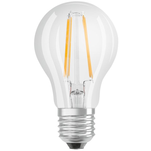 Lámpara estándar cristal Led clara Retrofit 7W 2700°K 806Lm (Osram 4058075112261)