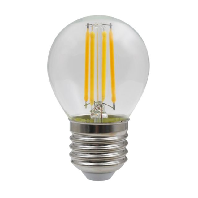 Lámpara led esférica clara E27 6W 800Lm 3000K (B&B 121113)
