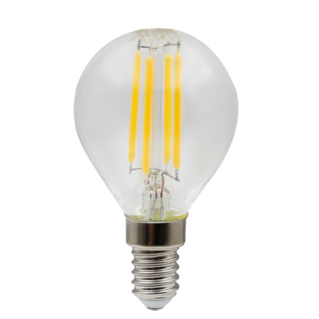 Lámpara led esférica clara E14 6W 800Lm 4000K (B&B 121111)