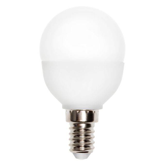 Lámpara esférica Led E14 6W 4000°K 470Lm 160° 45x80mm. (Spectrum WOJ13756)