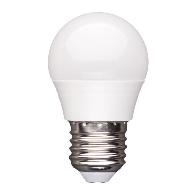 Lámpara esférica Led E27 6W 4000°K 470Lm 160° 45x78mm. (Spectrum WOJ13757)