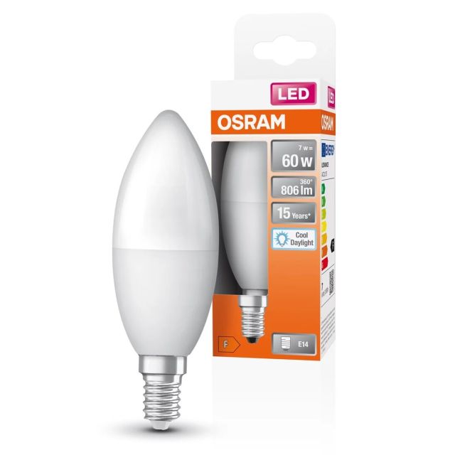 Lámpara Led vela ST Clas B E14 7W 6500°K 806Lm (Osram 023026)
