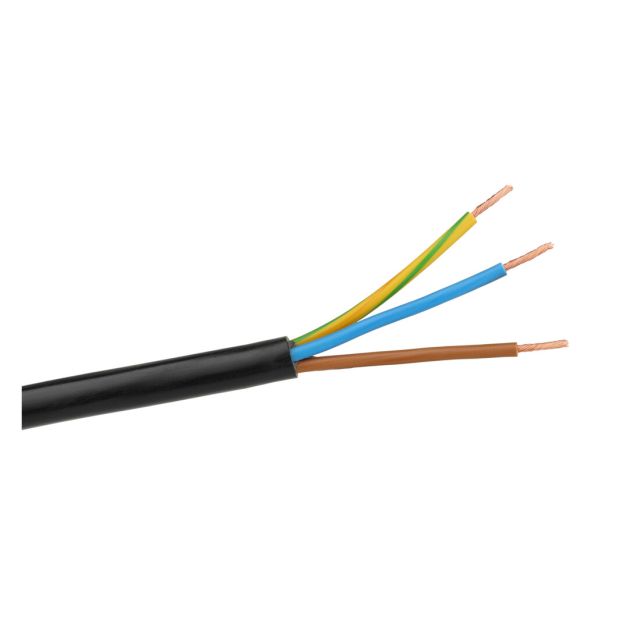 100m. manguera acrílica negra 0,6/1 kV 5x1mm2