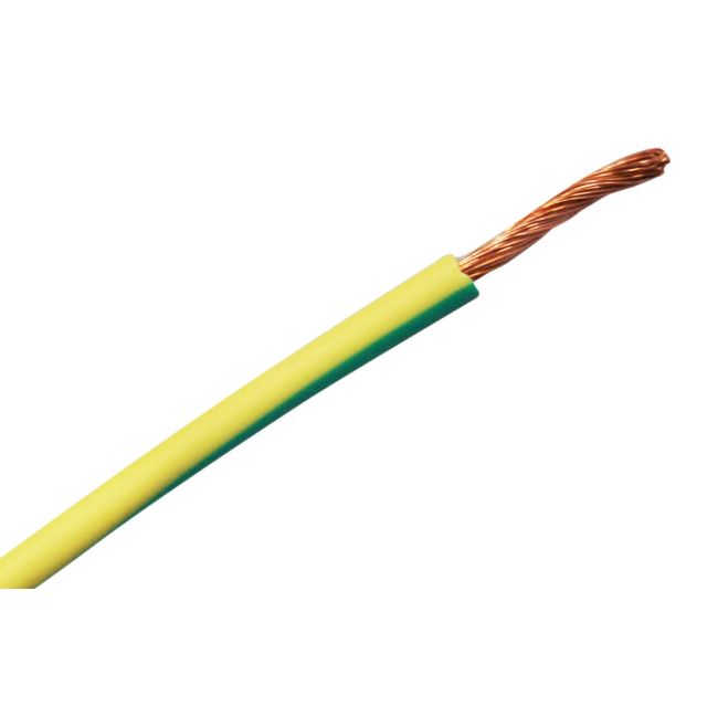 600m. hilo flexible tierra 2,5mm. en carrete