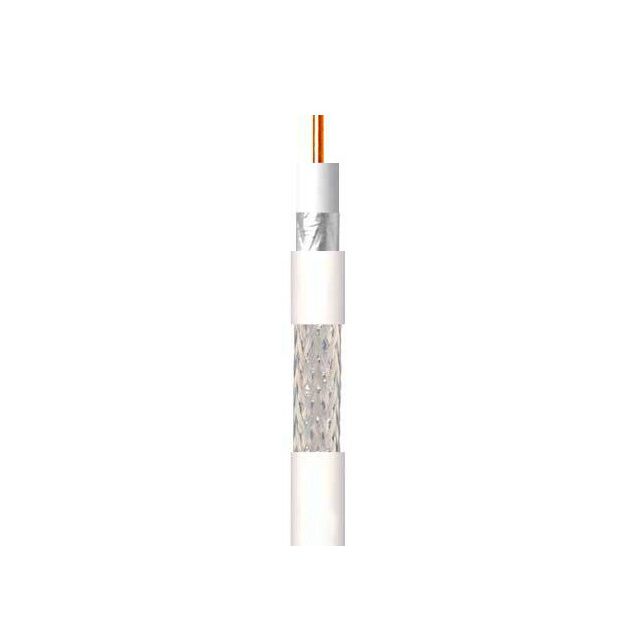 Rollo de 100 metros de cable coaxial TV  BL//DA-75 (Lazsa 4059)