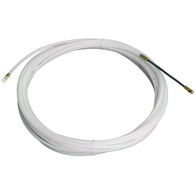 5m. pasacables económico 100% nylon ø4mm. blanco (GSC 000600132)