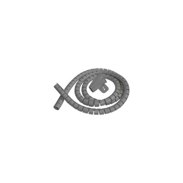 2m. organizador de cable gris 25mm. (DH 31.658/25/G)