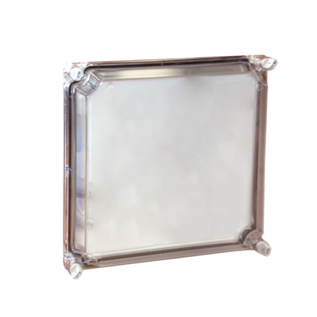 Tapa de repuesto transparente T-CC-22 para caja de contador 30x285x285mm. (CLAVED SN15301)