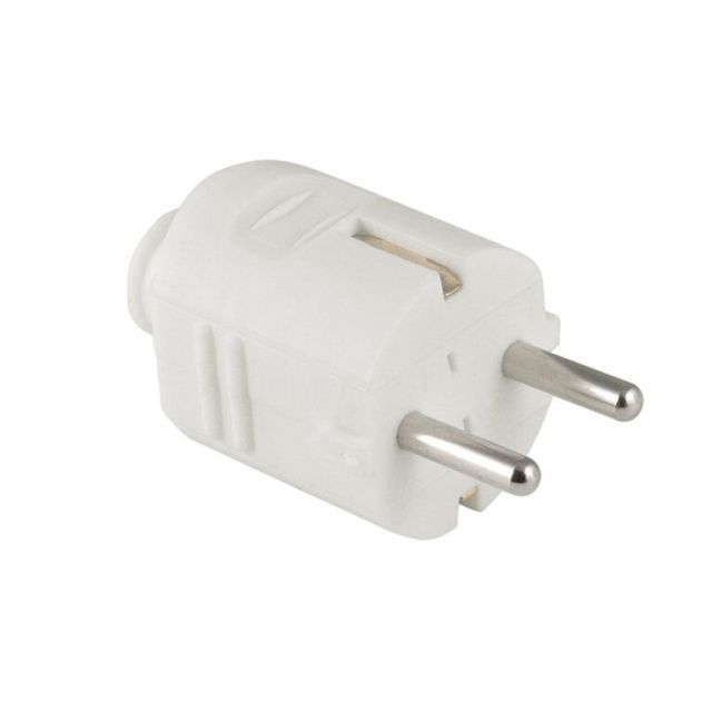 Clavija aerea salida recta  y TTL 16A 250V blanca  (Simon CL107509)