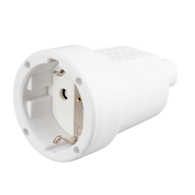 Base aérea de goma blanca 16A 250V (Simon CL524108)