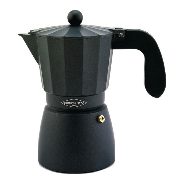 Cafetera de aluminio "Touareg" 3 tazas (Oroley 215040200)