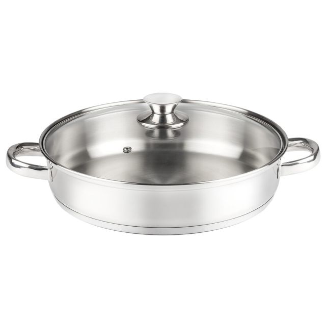 Tartera inoxidable 18/10 inducción ø22cm.(VIER 200-22)