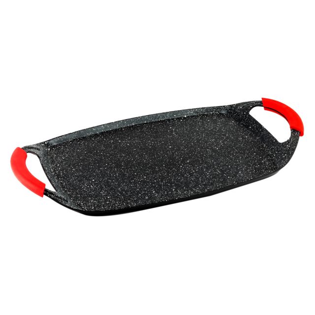 Plancha de cocina full inducción de aluminio 47x28 cm. (Vier 518-47)