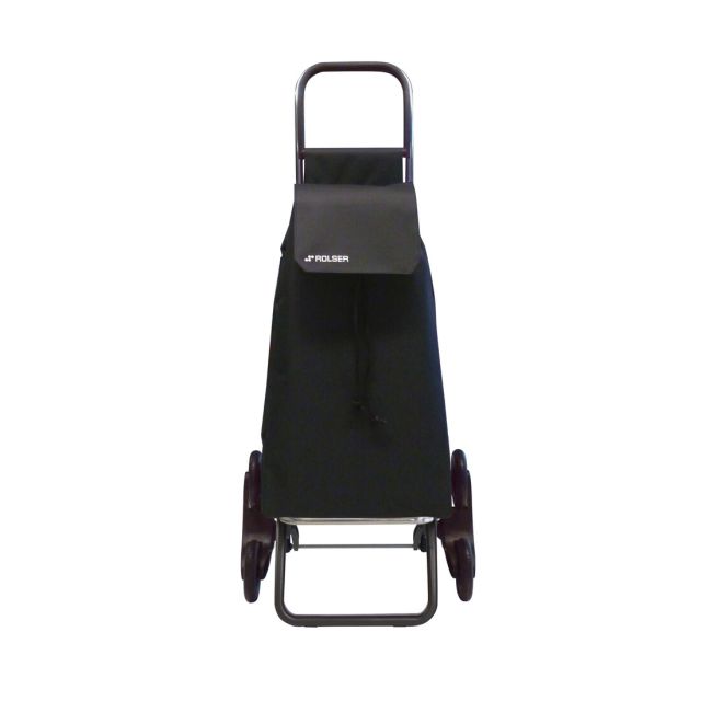Carro de compra Saquet Ln 6 ruedas sube escaleras negro (Rolser SAQ057)