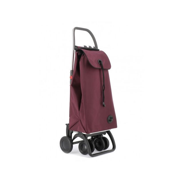 Carro de compra I-Max Mf plegable 4 ruedas (2 giratorias) burdeos (Rolser IMX306)