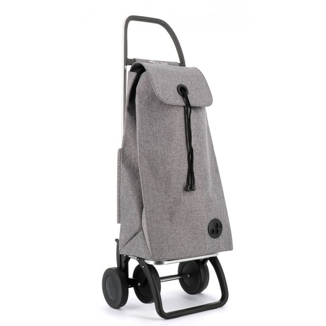 Carro de compra I-Max Tweed 4 ruedas gris (Rolser IMX382)