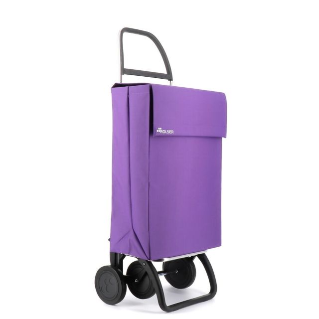 Carro de compra Jean Ln 4 ruedas morado (Rolser JEA032)