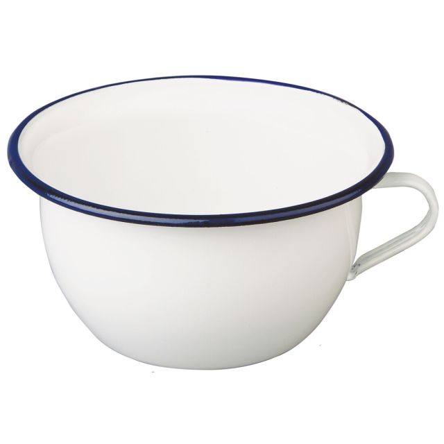 Ensaladera tipo orinal de acero esmaltado vitrificado ø24cm. (Ibili 903524)