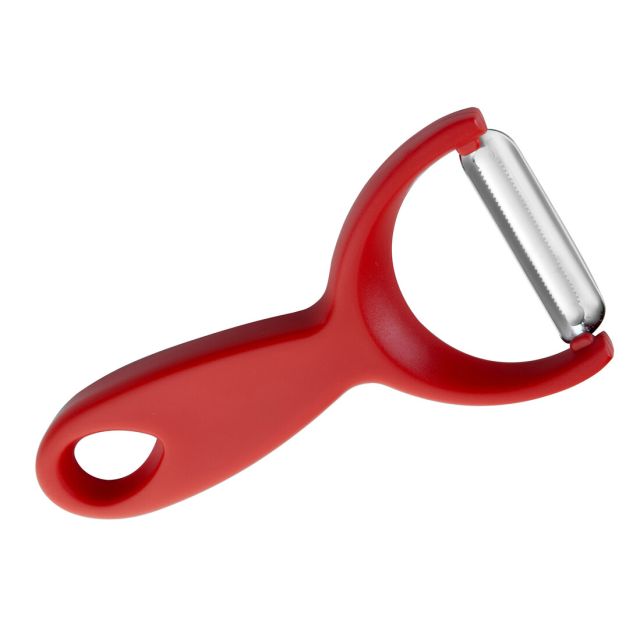 Pela tomates rojo inoxidable 10/18 15x7cm (Ibili 794000)