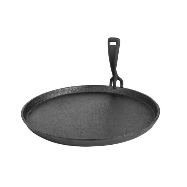 Plato de hierro fundido con pinza ø26 cm. (Ibili 625926)