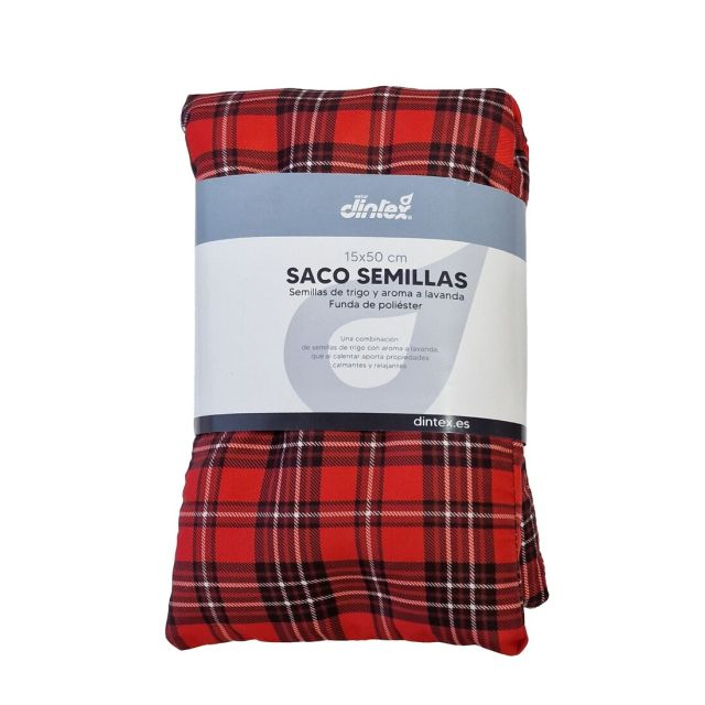 Saco semillas termoterapia tartán 15x50cm (Dintex 08-102)