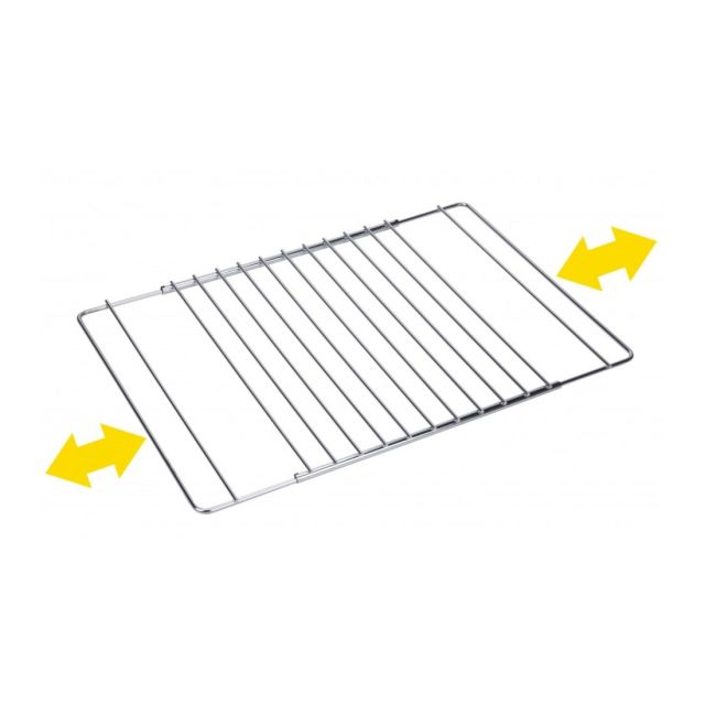 Rejilla para horno extensible de 38,5 a 55cm x 31,5cm (Sauvic 2545)