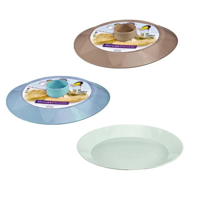 Tapa vuelca tortilla colores surtido (Plastic 1038)