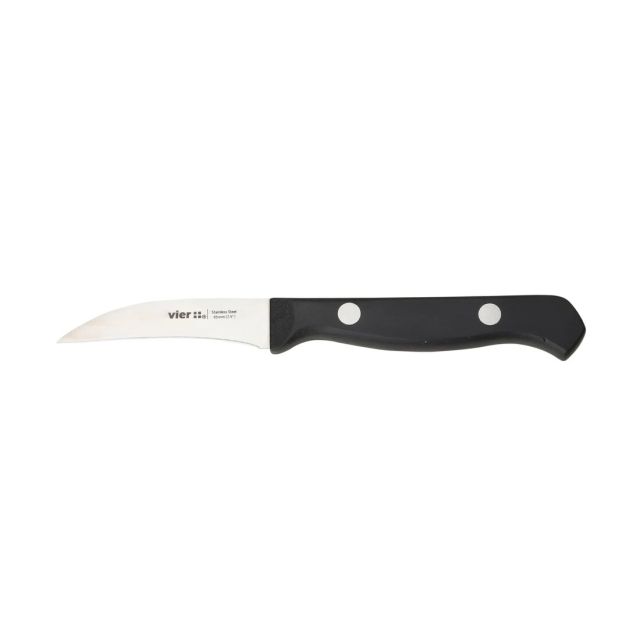 Cuchillo mondador curvado inox 6,5cm (Vier 2450)