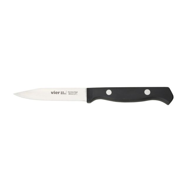 Cuchillo pelador hoja punteada inox 8cm (Vier 2452)