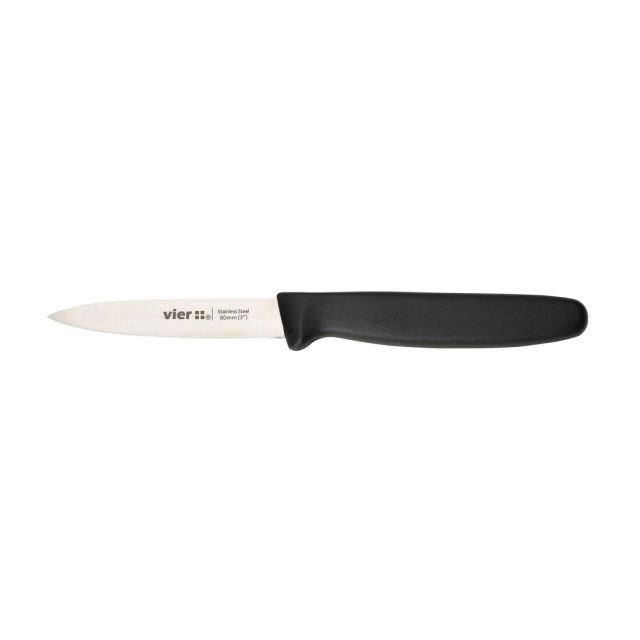 Cuchillo pelador inox mango PP 9cm (Vier 2473)