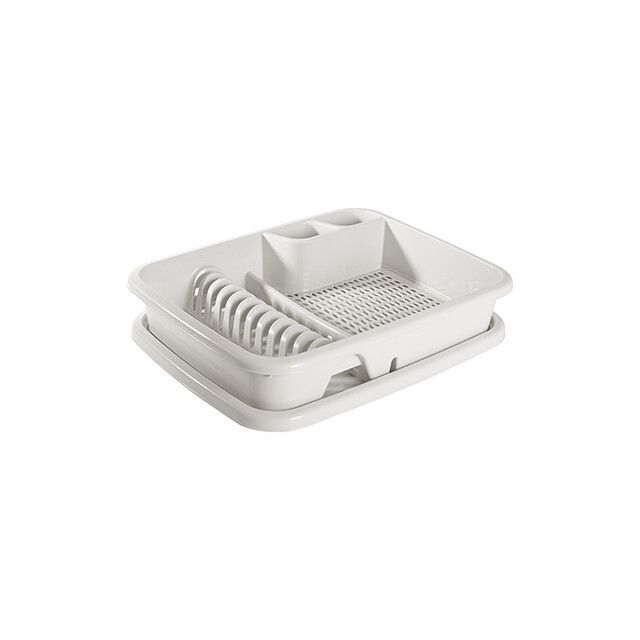 Escurreplatos con bandeja Maui 50cm colores surtido  (Hega 16519)