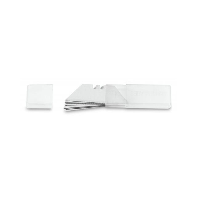 10 cuchillas trapezoides perforadas para cutter 60 mm. (3 Claveles 00238)