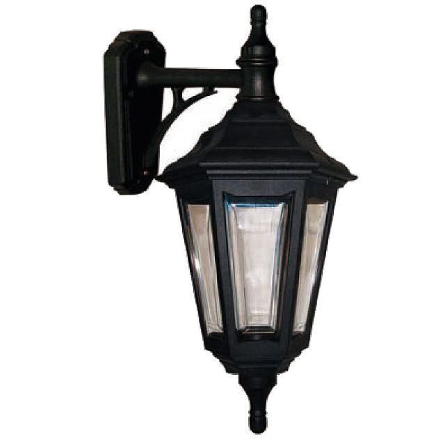 Aplique de pared poliamida negro (Cristher 060B-G05X1A-02)