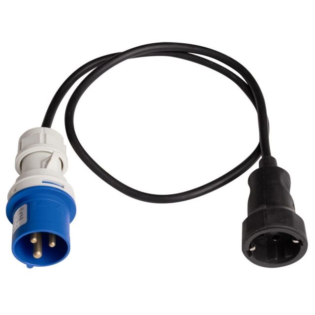 1 m. convertidor base cetac a clavija schuko 2P+T IP44 (GSC 2300233)