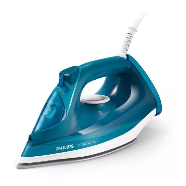 Plancha de vapor con suela cerámica 2600W 45-200g. (Philips DST3040)