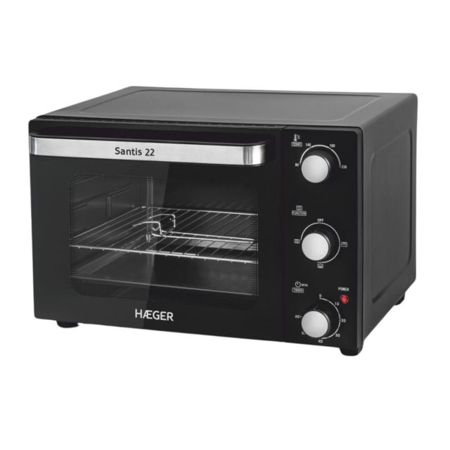 Horno eléctrico 1300W 22L Santis (Haeger OV-22B.032A)